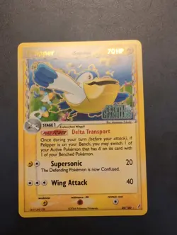 1x Pokemon Pelipper 26/100 Reverse Holo Stamped EX Crystal Guardians MP - Image 1