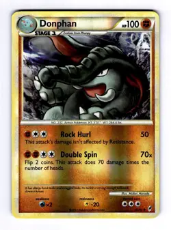 Donphan Call of Legends #42 (2011) Uncommon Reverse Holo NM Pokemon - Image 1