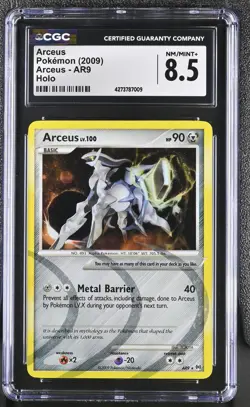 Pokemon Arceus Arceus AR9 Holo CGC 8.5 Nm/mint+ - Image 1
