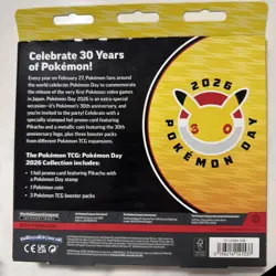 Pokemon TCG Pokemon Day 2026 30th Anniversary Collection Box Brand New Sealed - Image 2