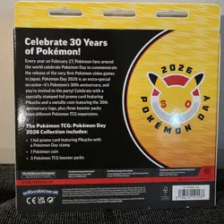 Pokemon TCG Pokemon Day 2026 30th Anniversary Collection Box Brand New Sealed - Image 3