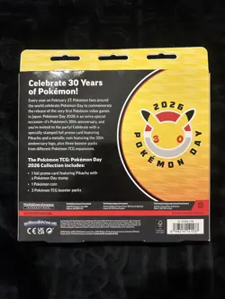 Pokemon TCG Pokemon Day 2026 Collection Pikachu 30th Anniversary New & Sealed - Image 2