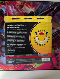 Pokemon TCG Pokemon Day 2026 Collection Box - 30th Anniversary - NEW SEALED - Image 2