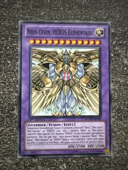 CARTE YU-GI-OH! NEOS DIVIN, HEROS ELEMENTAIRE 1ST RYMP-FR020 FR - Image 1