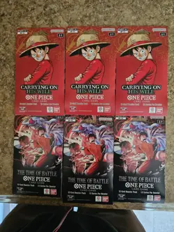 One Piece OP-13 Booster Pack x3 OP-16 Booster Pack x3 - Image 1