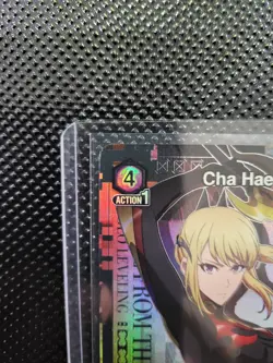 Bandai Union Arena Solo Leveling Cha Hae-in SR Foil 4000BP 4C - Image 2