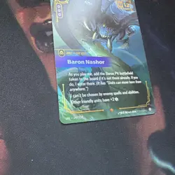 147/219 Baron Nashor : Epic Foil Riftbound TCG Card : Set 03: UNL: Unleashed - Image 2