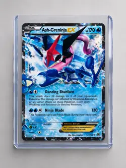 Pokemon Ash-Greninja EX Promo Holo XY XY133 Basic 170 HP Ninja Blade Card - Image 1
