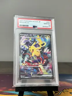 PSA 10 Pikachu ex 001/030 Yokohama Promo 2023 Pokemon World Championships - US - Image 2