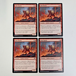 MTG Akki Ronin (Kamigawa: Neon Dynasty) 131/302 (NEAR MINT) (4X) - Image 1