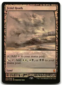 Fetid Heath FOIL 31 Magic_the_gathering Zendikar Expeditions - Image 1