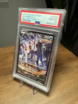 PSA 10 2022 Pokemon SWSH Umbreon V Full Art Brilliant Stars Trainer Gallery TG22 - Image 2