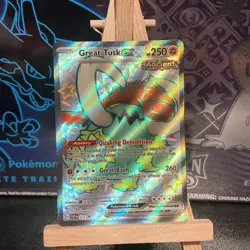 Pokemon TCG Great Tusk EX Stamped Paldean Fates 072 (Near Mint) - Image 1
