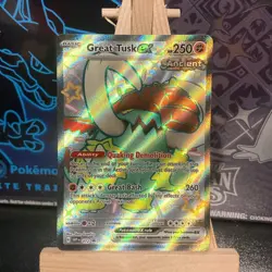 Pokemon TCG Great Tusk EX Stamped Paldean Fates 072 (Near Mint) - Image 2