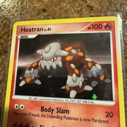 Pokemon Heatran 1/17 Pop Series 8 Cosmos Holo Rare 2008 MP - Image 2