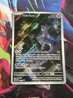 Pokemon Scarlet & Violet Promos #052 Mewtwo Full Art Holo - See Photos - Image 1