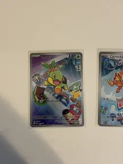 Pokemon First Partner Illustration Series 1 Gen 4 Turtwig, Chimchar & Piplup - Image 3