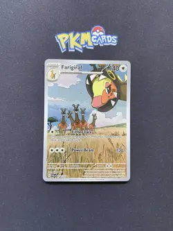Pokemon TCG Farigiraf Paldea Evolved 228/193 Illustration Rare LP. - Image 1