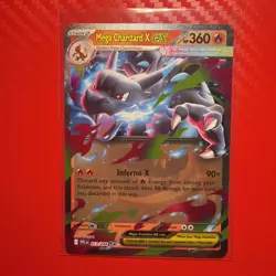 Mega Charizard X ex #013/094 ME02: Phantasmal Flames Pokemon - Image 1