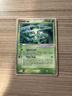 Pokemon TCG Celebi ex 117/115 EX Unseen Forces Secret Rare Holo English 2005 - Image 1