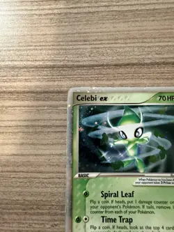 Pokemon TCG Celebi ex 117/115 EX Unseen Forces Secret Rare Holo English 2005 - Image 2