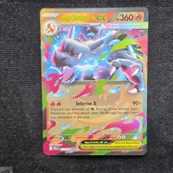 Mega Charizard X ex 013/094 Me02: Phantasmal Flames Pokemon TCG NM - Image 4
