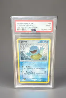2004 Pokemon FireRed & LeafGreen Squirtle 83/112 Reverse Holo PSA 9 English - Image 1