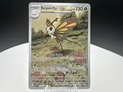 Pokemon Beautifly 219/217 Illustration Rare Ascended Heroes TCG UR Full Art - Image 1