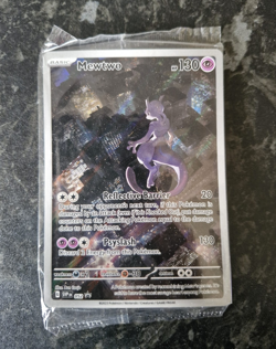 Mewtwo 052 Sv: Scarlet & Violet Promo Cards Holo Sealed - Image 1