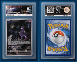 Mewtwo 052 Sv: Scarlet & Violet 151 Promo Cards Holo, ACE 8 LABEL graded TCG. - Image 3