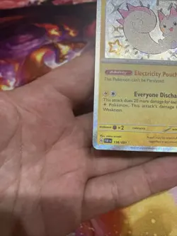 Pokemon TCG Pachirisu 138/091 Baby Shiny Rare Holo Card Paldean Fates NM - Image 2