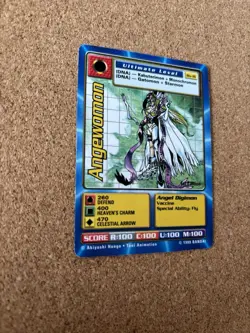 Angewomon Bo-15 First Edition Digimon Trading Card, Rare Bandai - Image 3