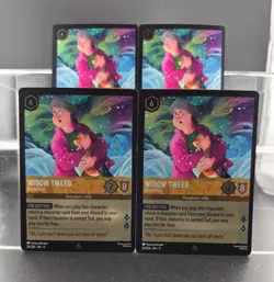 Disney Lorcana Widow Tweed - Kindly Soul 26/204 Winterspell Rare Foil 4 Cards - Image 1
