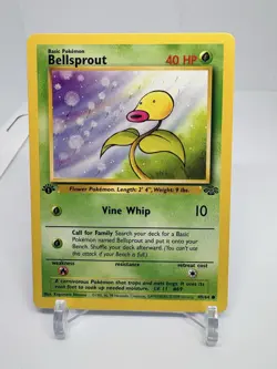 NM - Bellsprout - 49/64 - 1st Edition - Jungle - Pokemon Card - Image 1