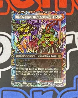 Don & Raph, Hard Science #205 R - Teenage Mutant Ninja Turtles TMNT - Non-Foil - Image 1