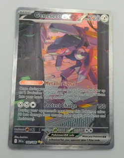 Pokemon TCG Genesect ex 169/086 Full Art Black Bolt Ultra Rare - Image 1