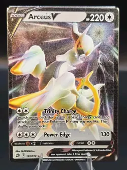 Arceus VSTAR - 123/172 - Pokemon Brilliant Stars Sword Shield METAL Card NM - Image 1
