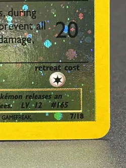 Ledyba #7 Pokemon Southern Islands Reverse Holo - NM/MINT - Image 5