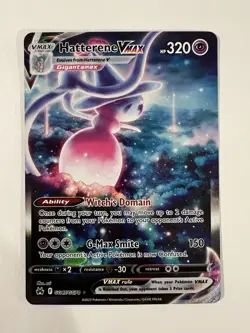 Hatterene VMAX GG47 Crown Zenith Galarian Gallery Pokemon TCG - NM - Image 1