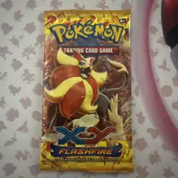 Pokemon XY Flashfire Booster Pack, 2014. Sealed Pyroar - Image 1