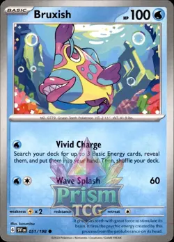 Bruxish 51/198 Common Scarlet & Violet Pokemon - Image 1