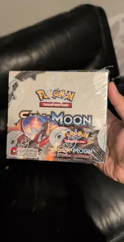Pokemon TCG Sun and Moon Burning Shadows Booster Box 36 Packs New & Sealed - Image 1