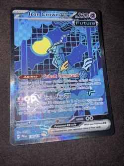 Pokemon Prismatic Evolutions Iron Crown EX 158/131 SIR Special Illustration Rare - Image 2