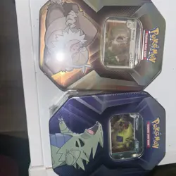 (2 Tin Lot) Pokemon TCG - Triple Whammy Tins - Slaking & Tyranitar - Image 4