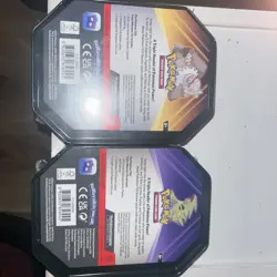 (2 Tin Lot) Pokemon TCG - Triple Whammy Tins - Slaking & Tyranitar - Image 5