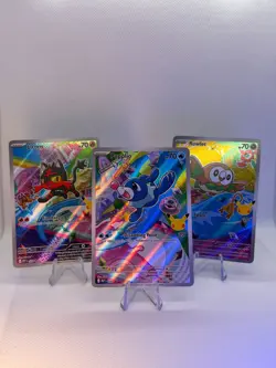 Rowlet Litten Popplio - Promo Set - 43 44 45 Pokemon TCG First Partner Series 1 - Image 1
