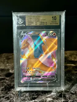 Pokemon 2020 Charizard V SWSH050 ETB Promo Champions Path PRISTINE BGS 10 - Image 1