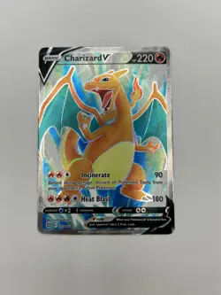Charizard V (Full Art) 153/172 Ultra Rare SWSH09: Brilliant Stars Pokemon TCG NM - Image 1