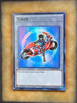 Yugioh Yusei Fudo Token TKN4-EN025 Super Rare LP - Image 1