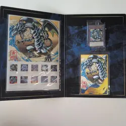 Yu-Gi-Oh 25th Anniversary Blue-Eyes White Dragon Ukiyoe Stamp Set Japan Limited - Image 1